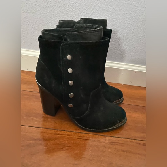 Black womens booties - Picture 5 of 7